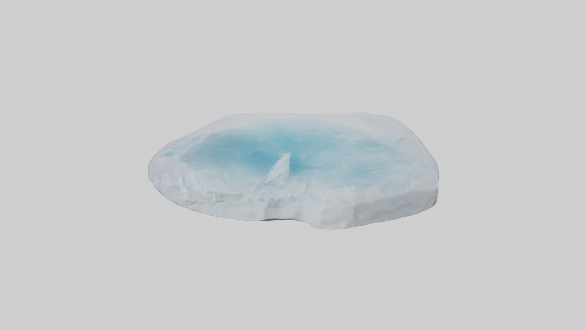 Iceberg model Low-poly 3D model_16