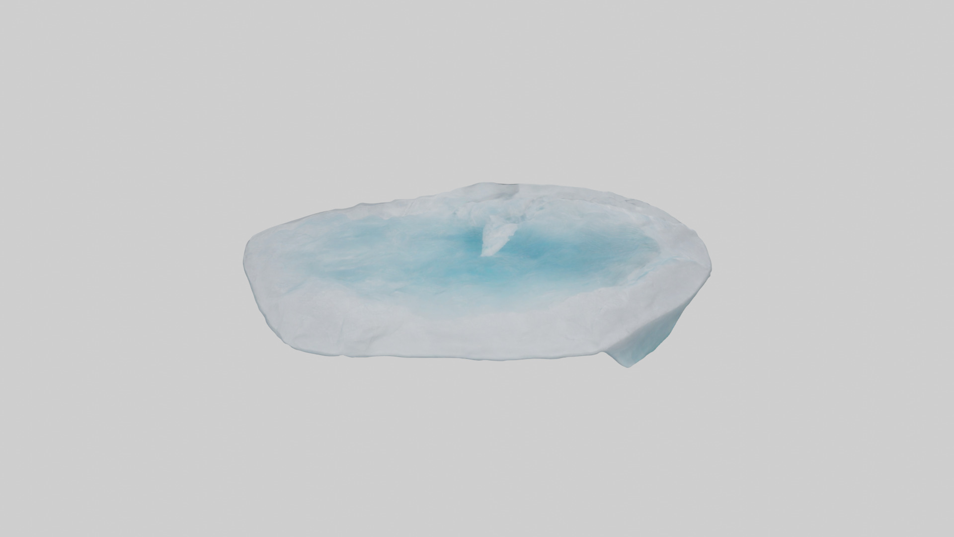 Iceberg model Low-poly 3D model_15