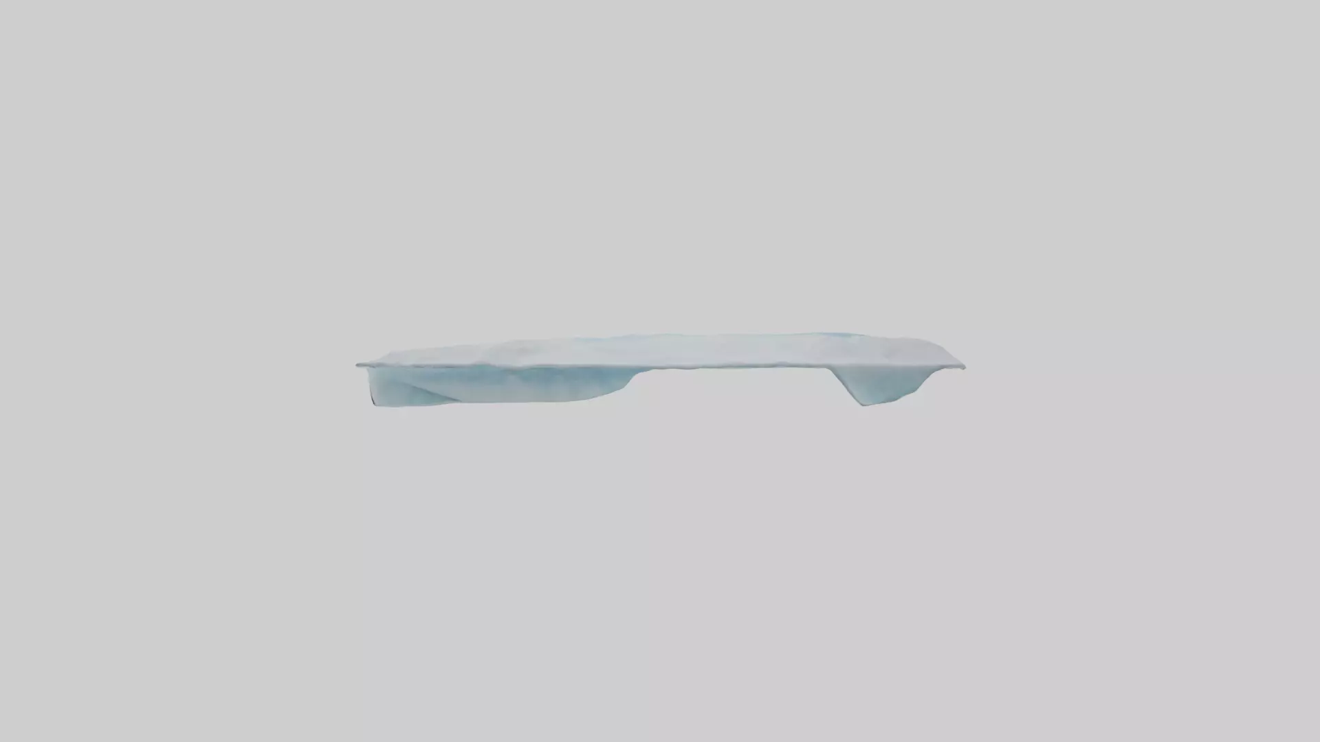 Iceberg model Low-poly 3D model_0