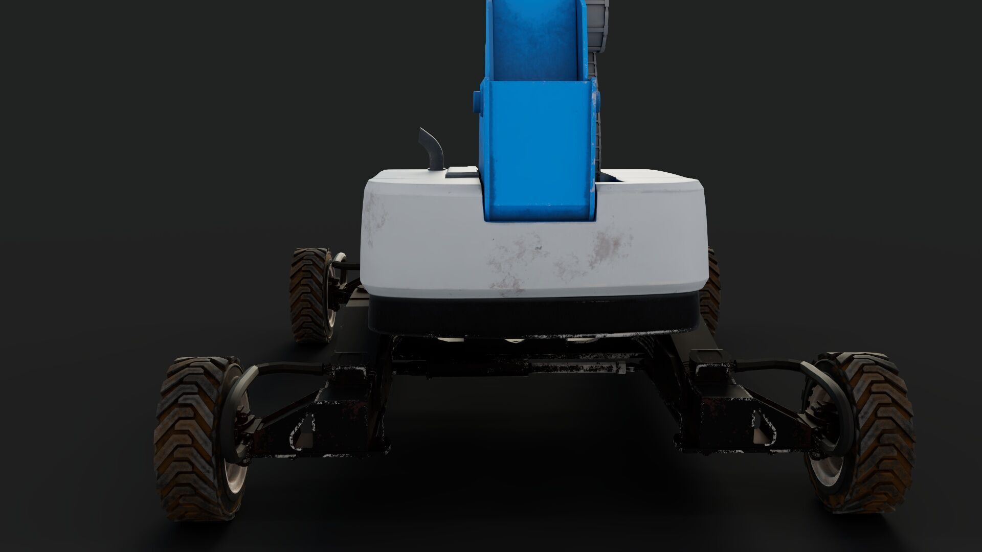 Telescopic Boom Lift 3D model_8