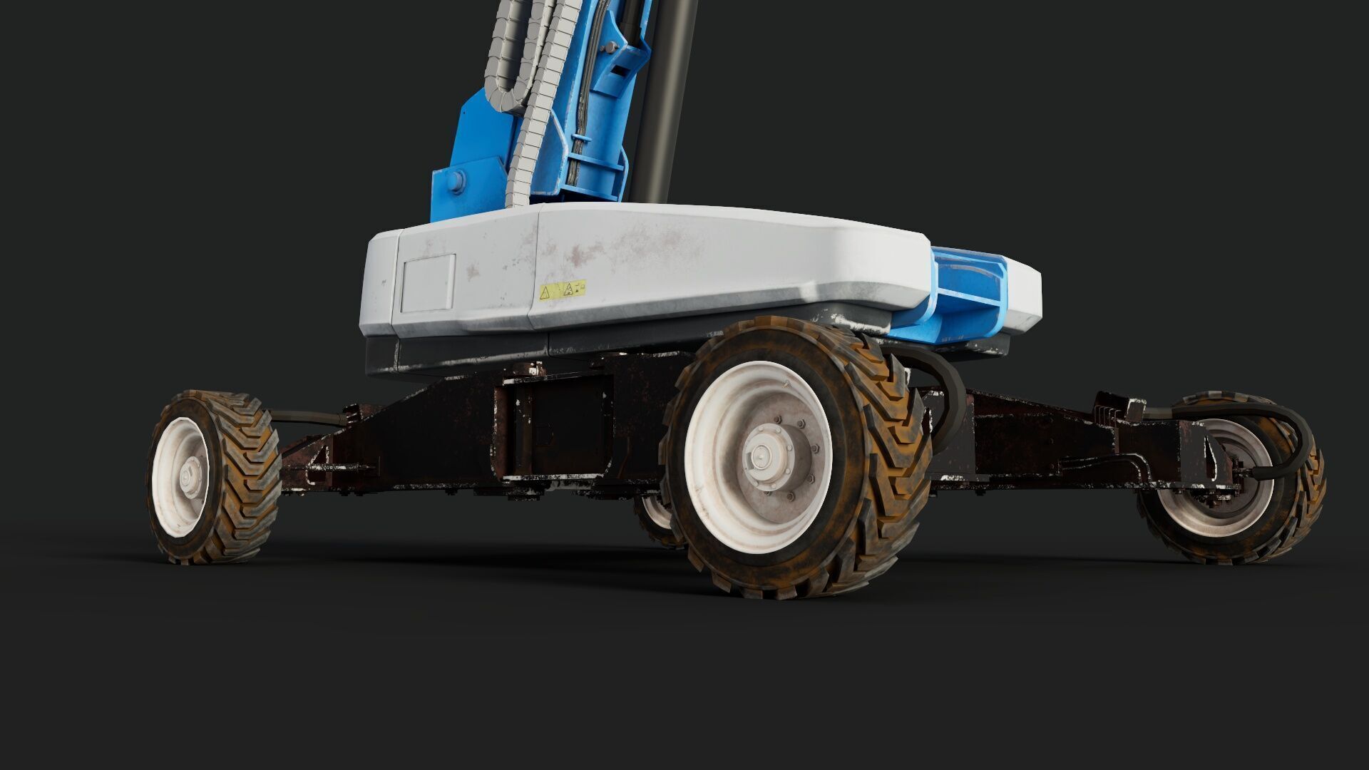 Telescopic Boom Lift 3D model_6