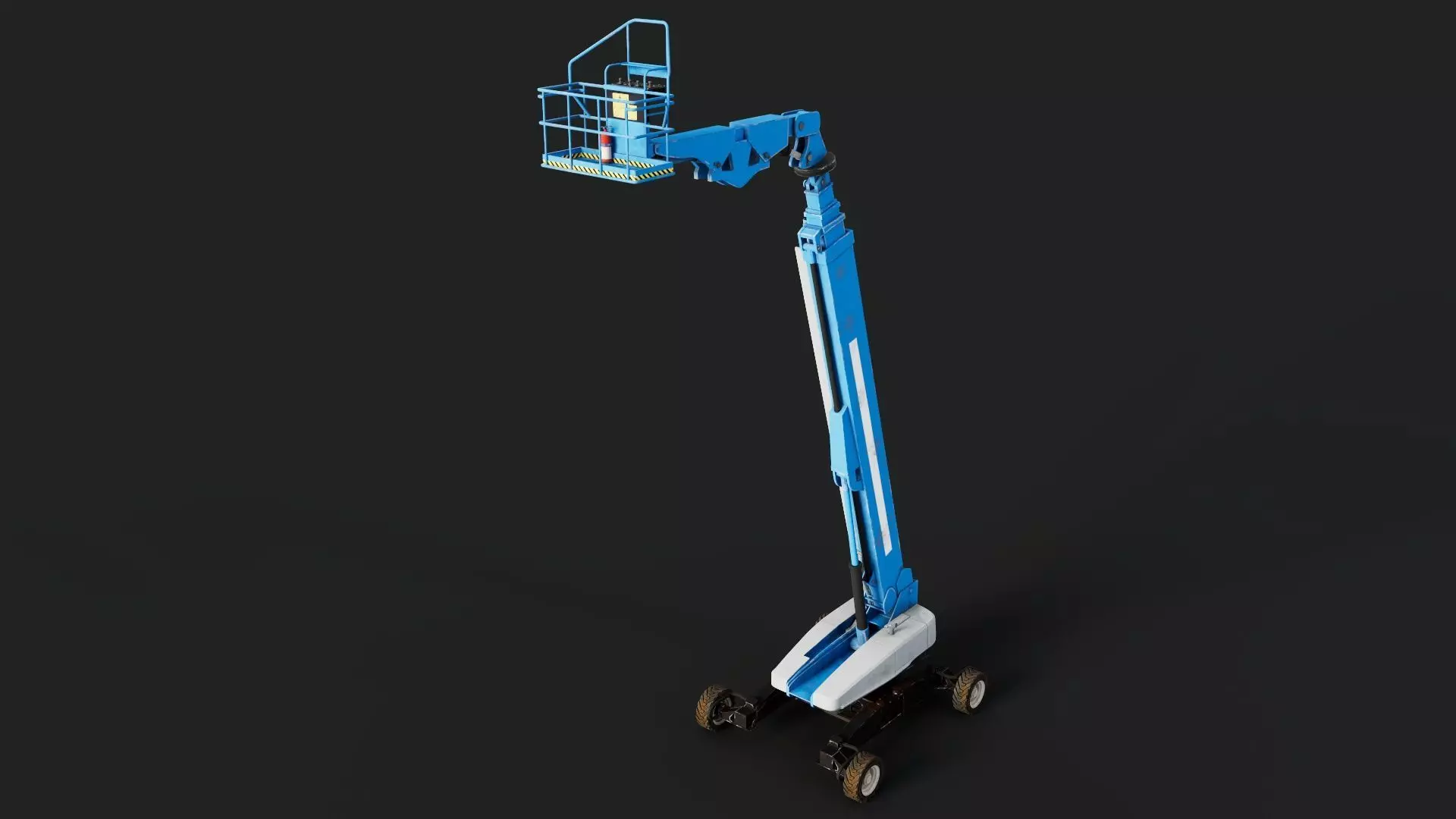 Telescopic Boom Lift 3D model_0