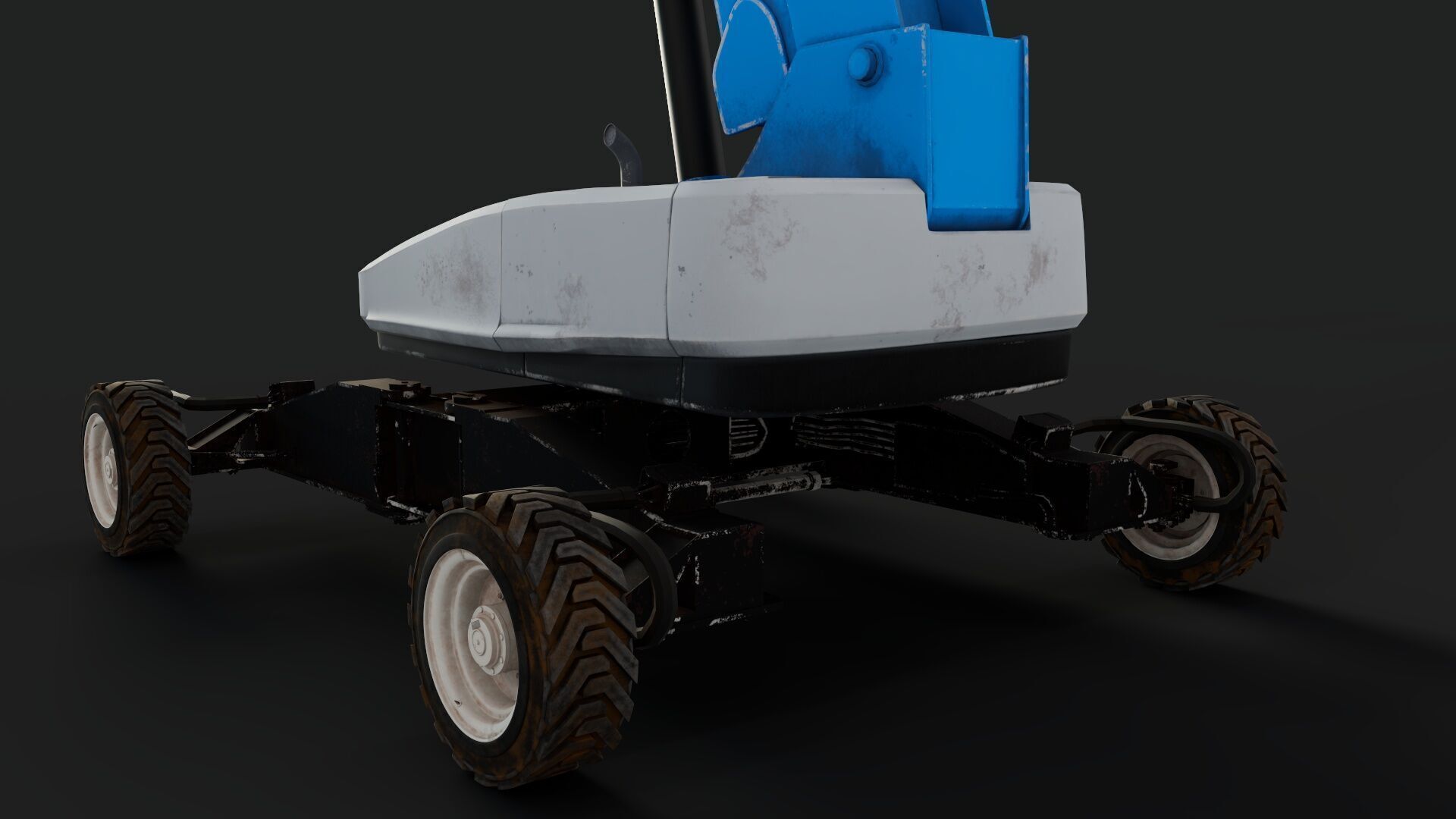 Telescopic Boom Lift 3D model_2