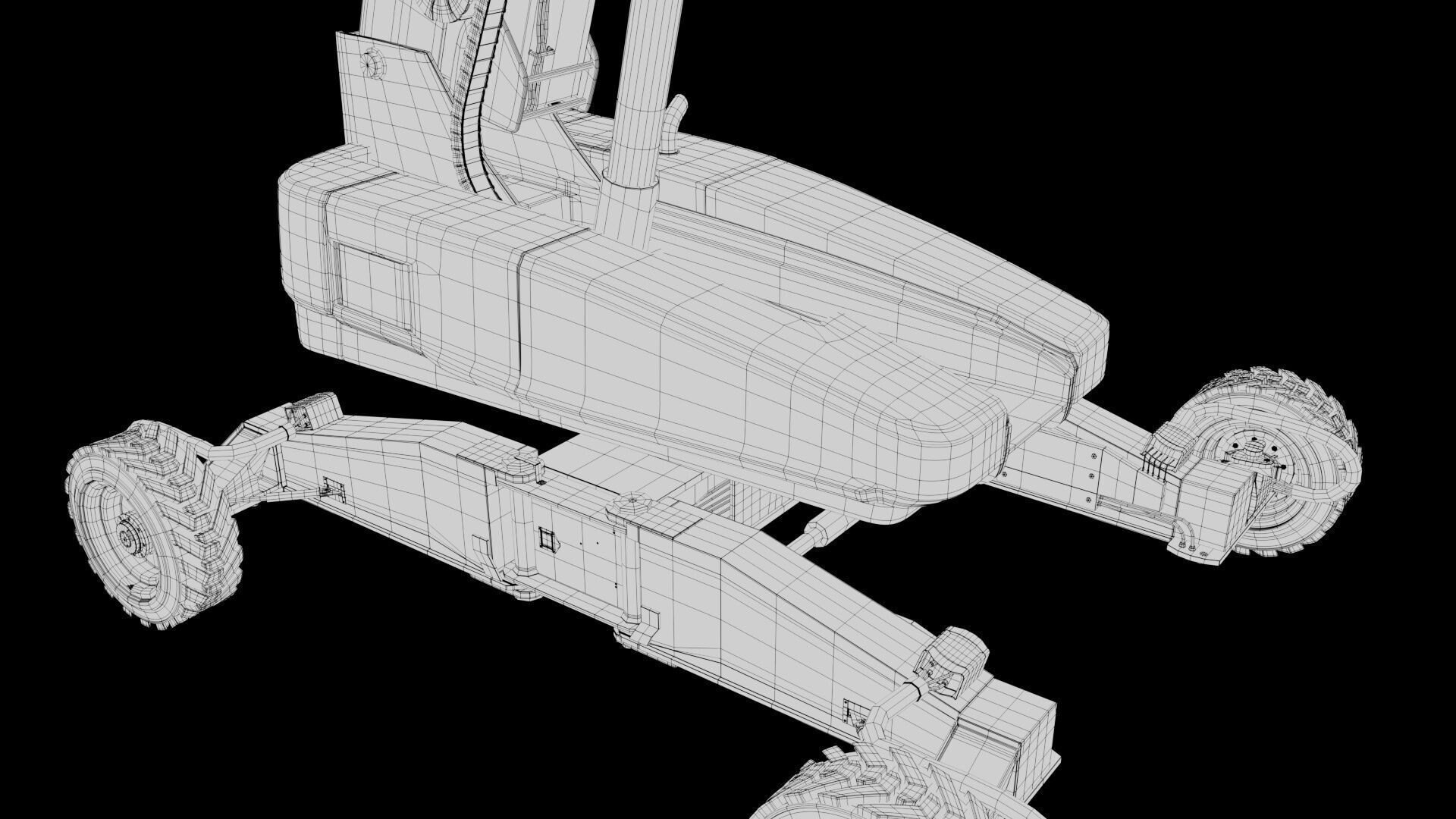 Telescopic Boom Lift 3D model_15