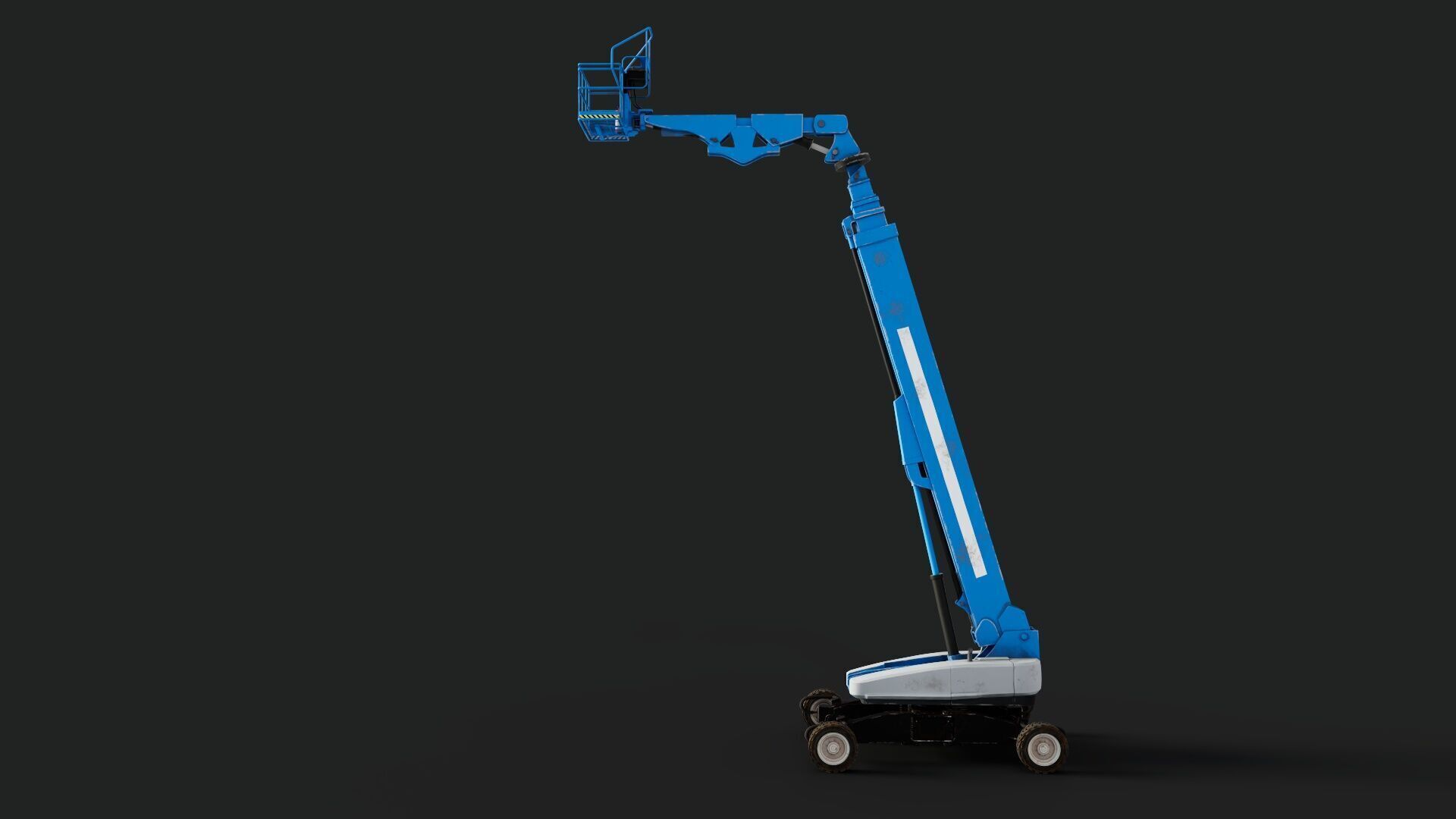 Telescopic Boom Lift 3D model_4