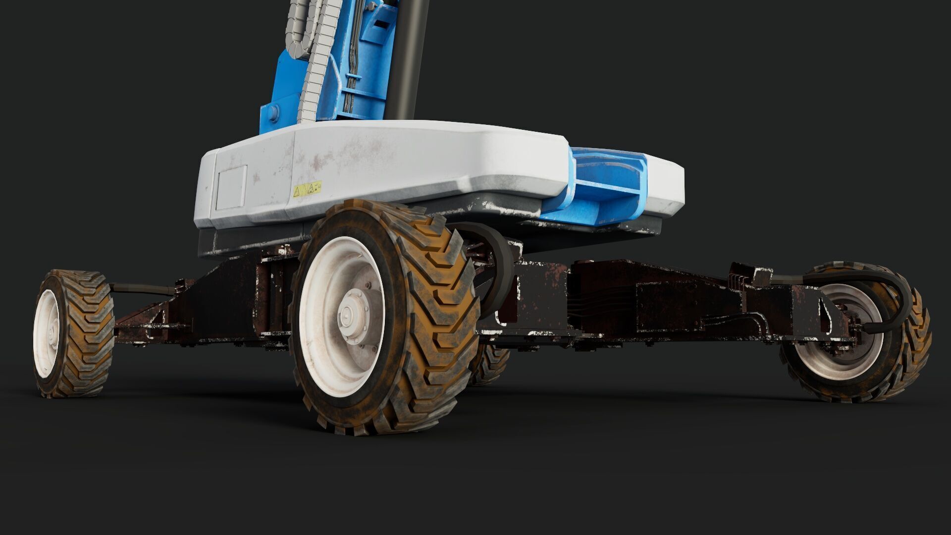 Telescopic Boom Lift 3D model_10