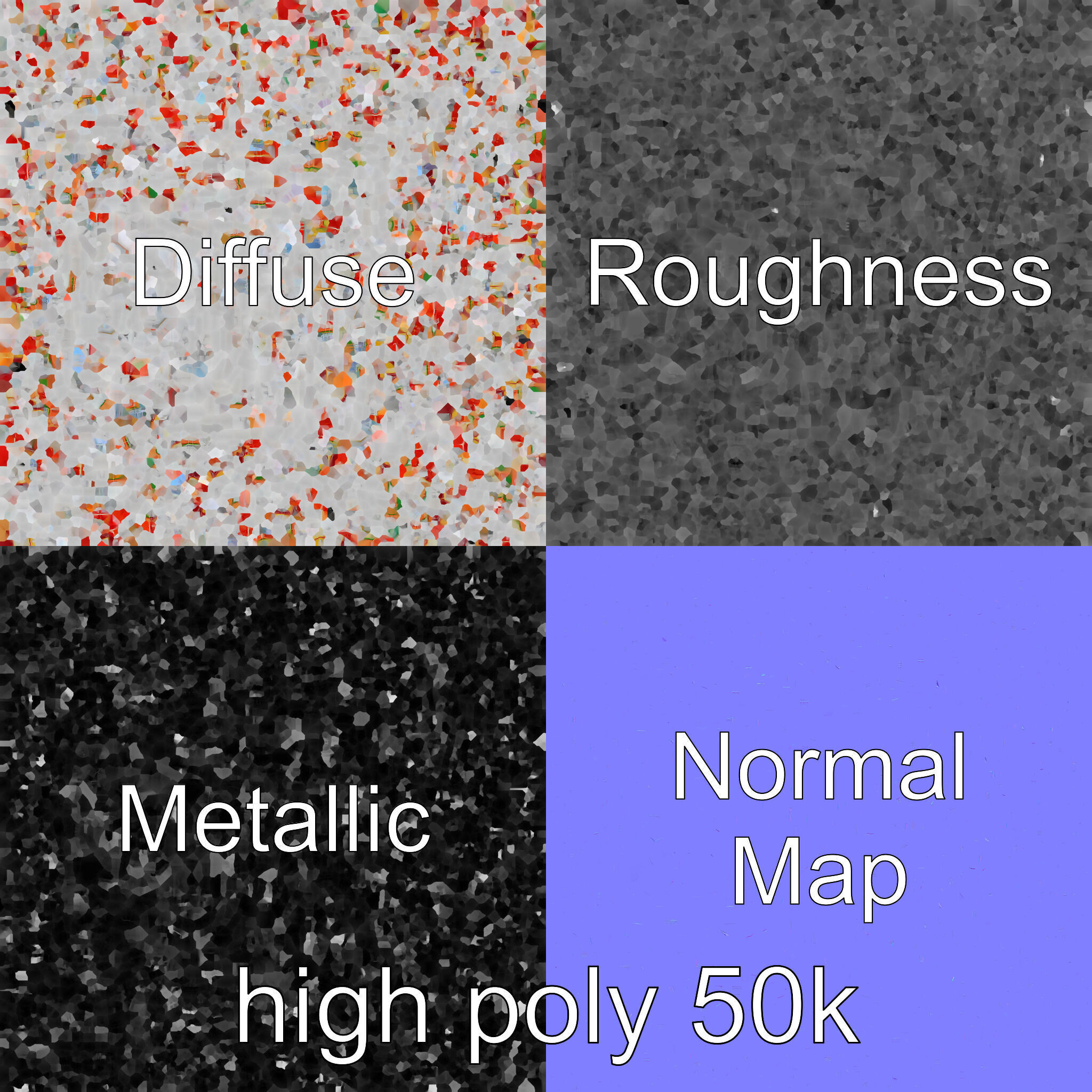 Adjustable Supermarket Shelf Display model pack Low-poly 3D model_3