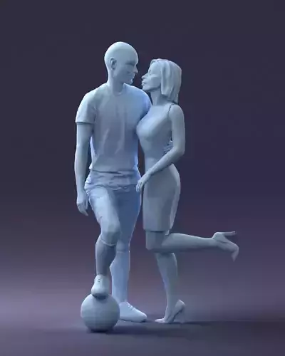 000103 A Romantic Sports Moment 0116 3dp 3D print model