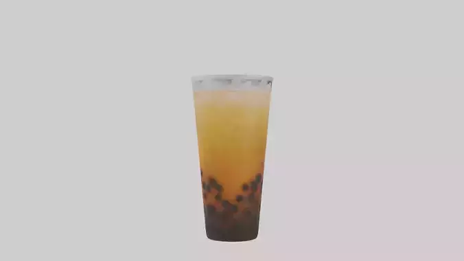 Iced bubble tea model