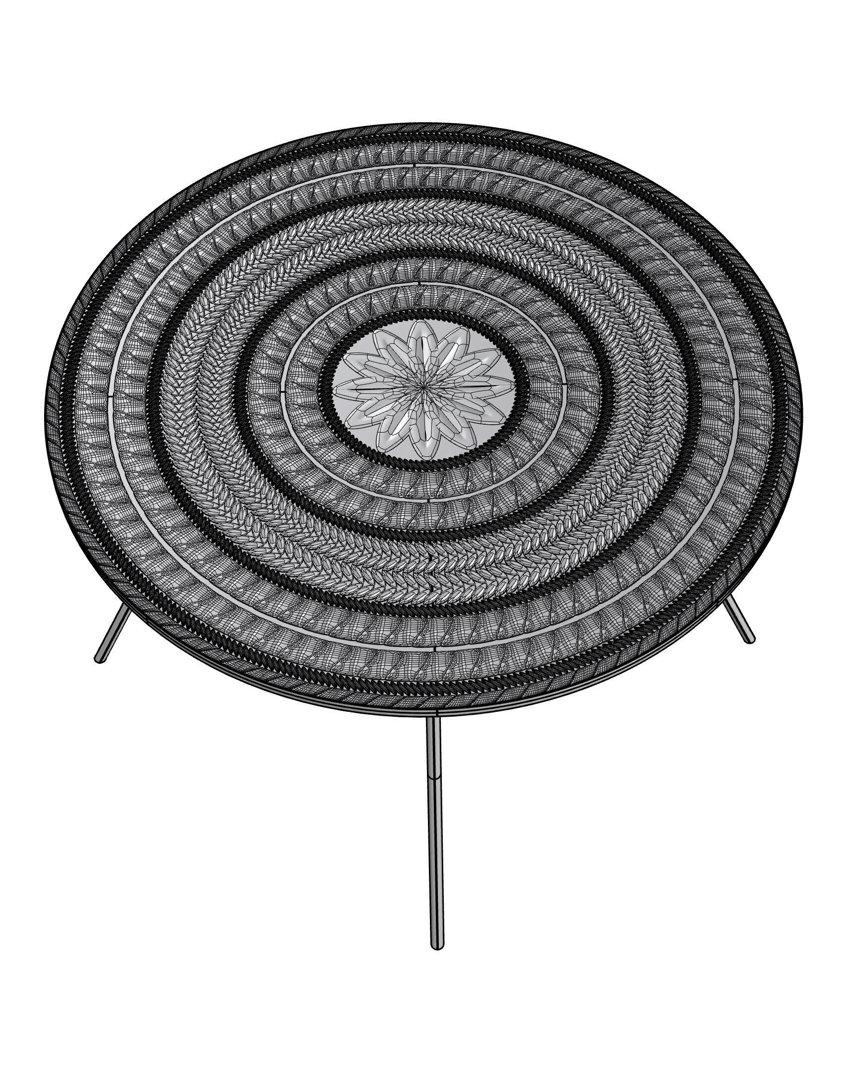 coffee table - dota 3D model_3