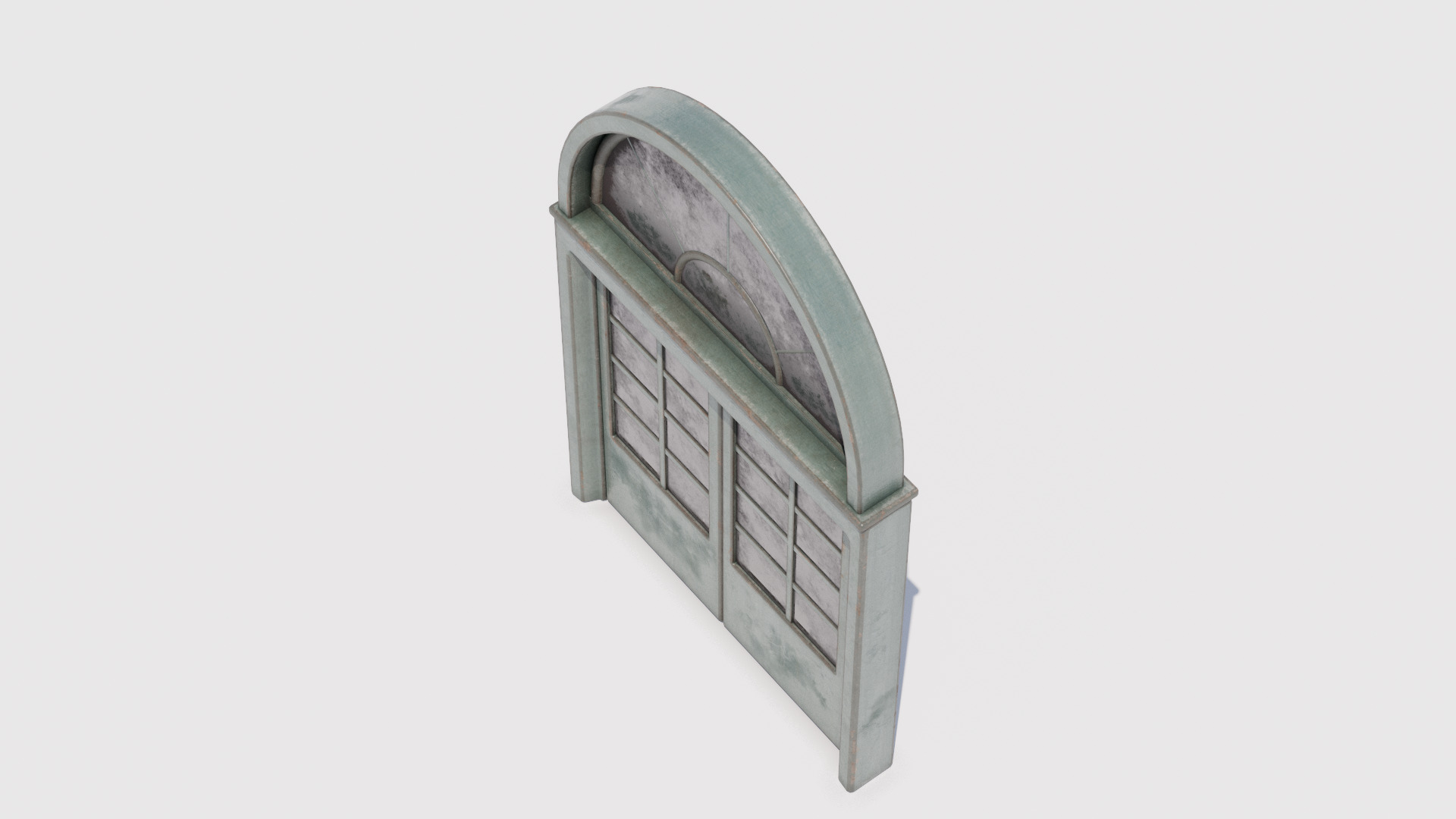 Door 01 Low-poly 3D model_5