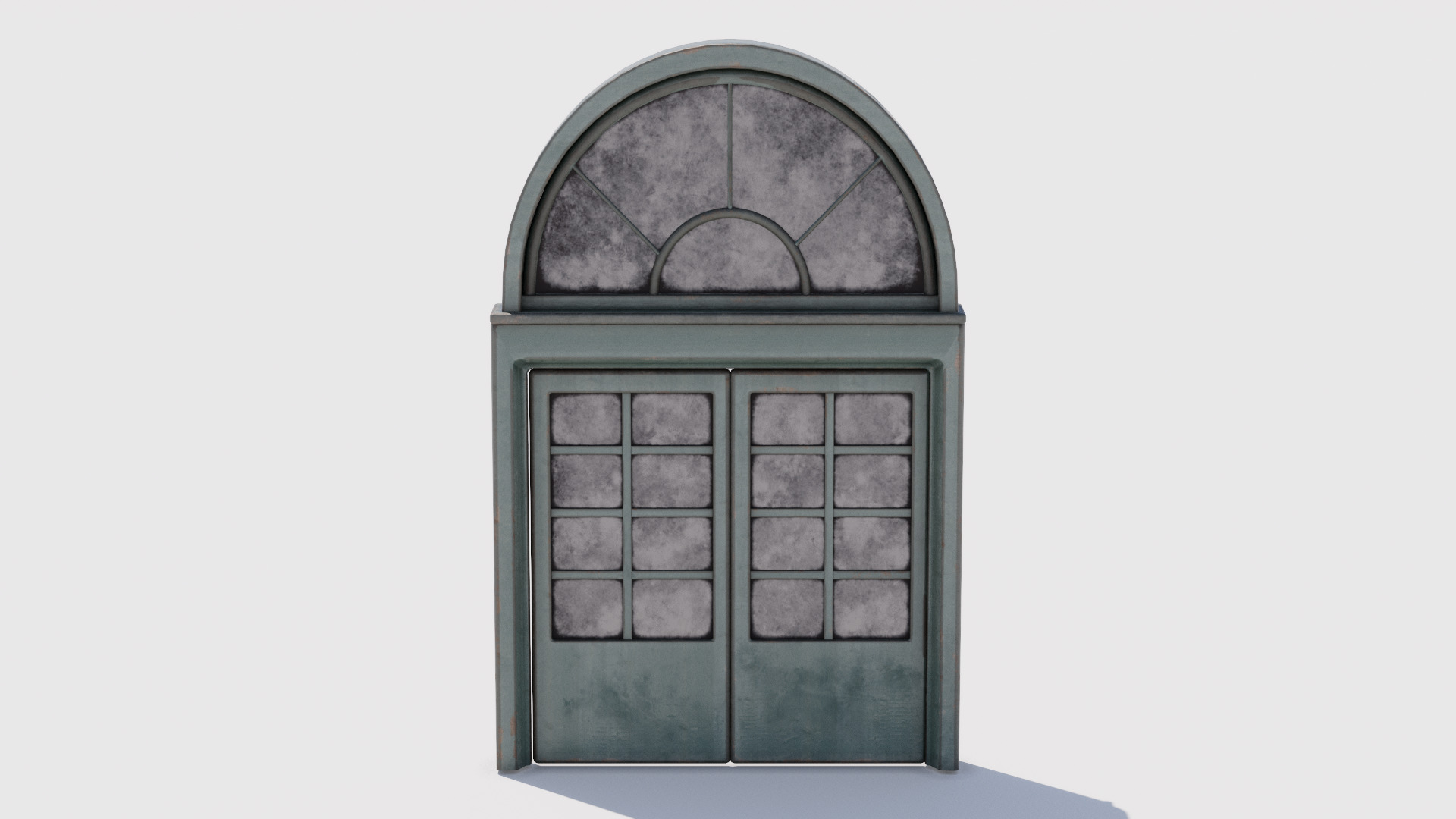 Door 01 Low-poly 3D model_2