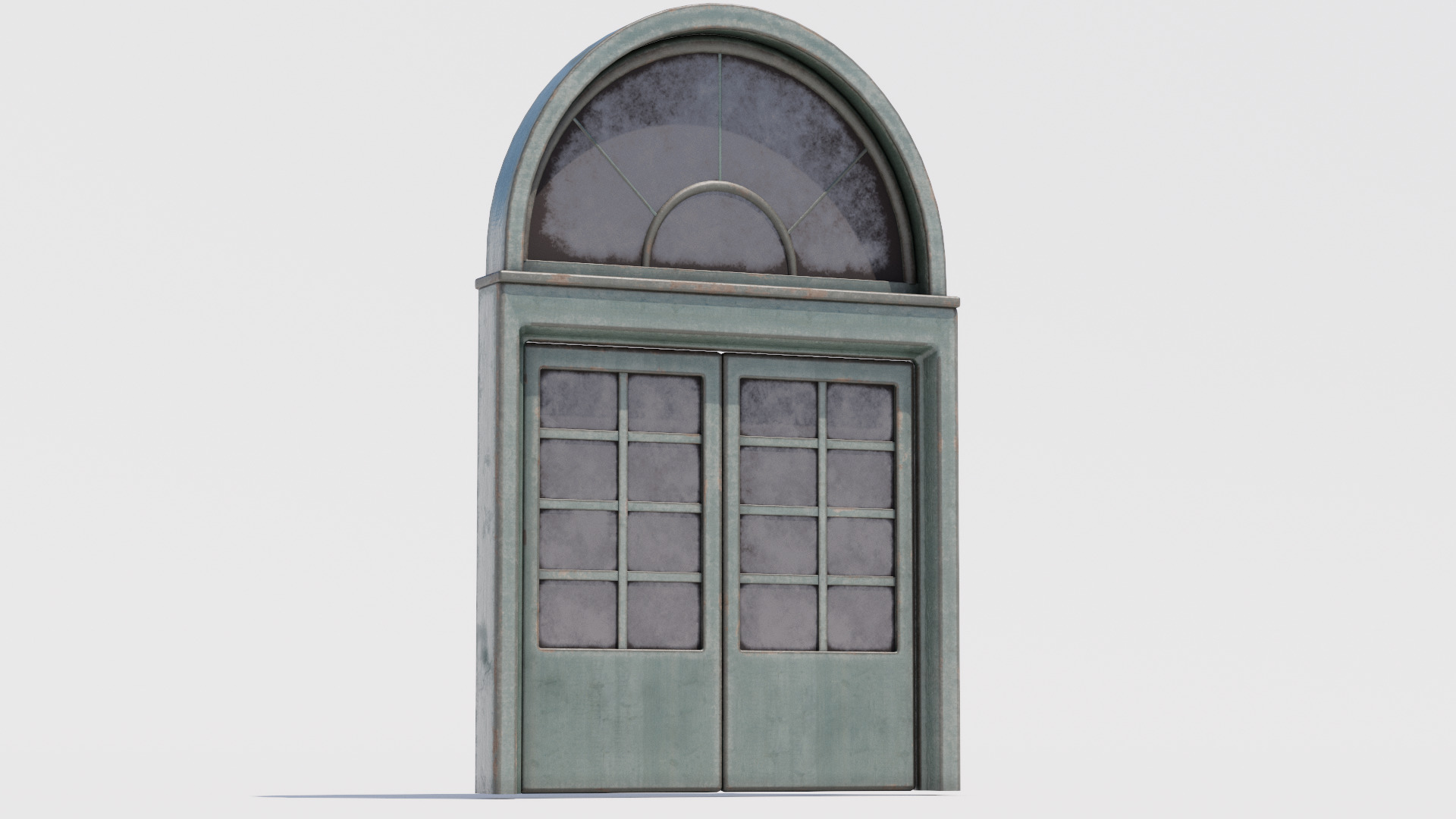Door 01 Low-poly 3D model_1