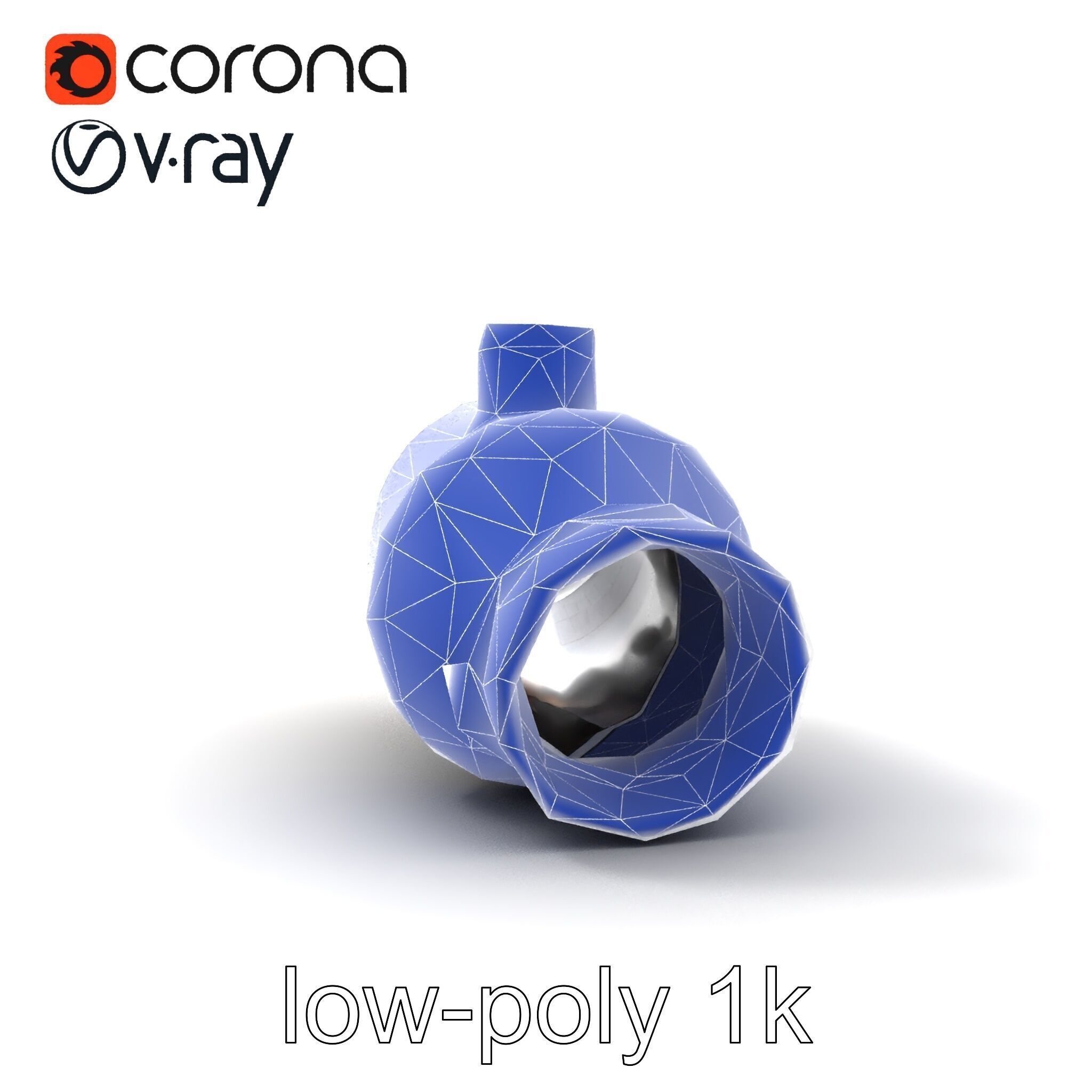 Advanced Catalytic Converter Cylindrical Model Pack Low-poly 3D model_16