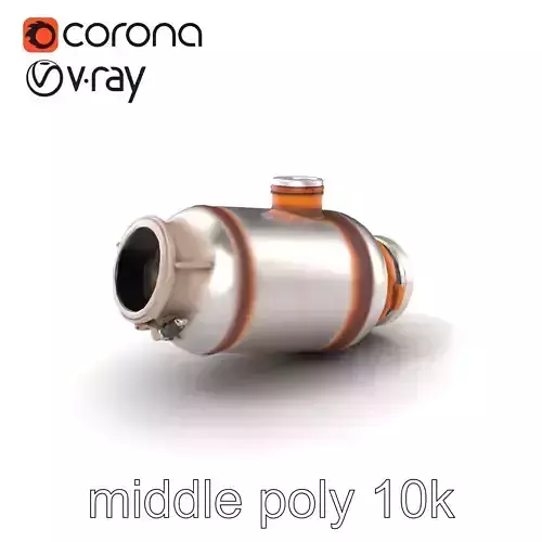 Advanced Catalytic Converter Cylindrical Model Pack