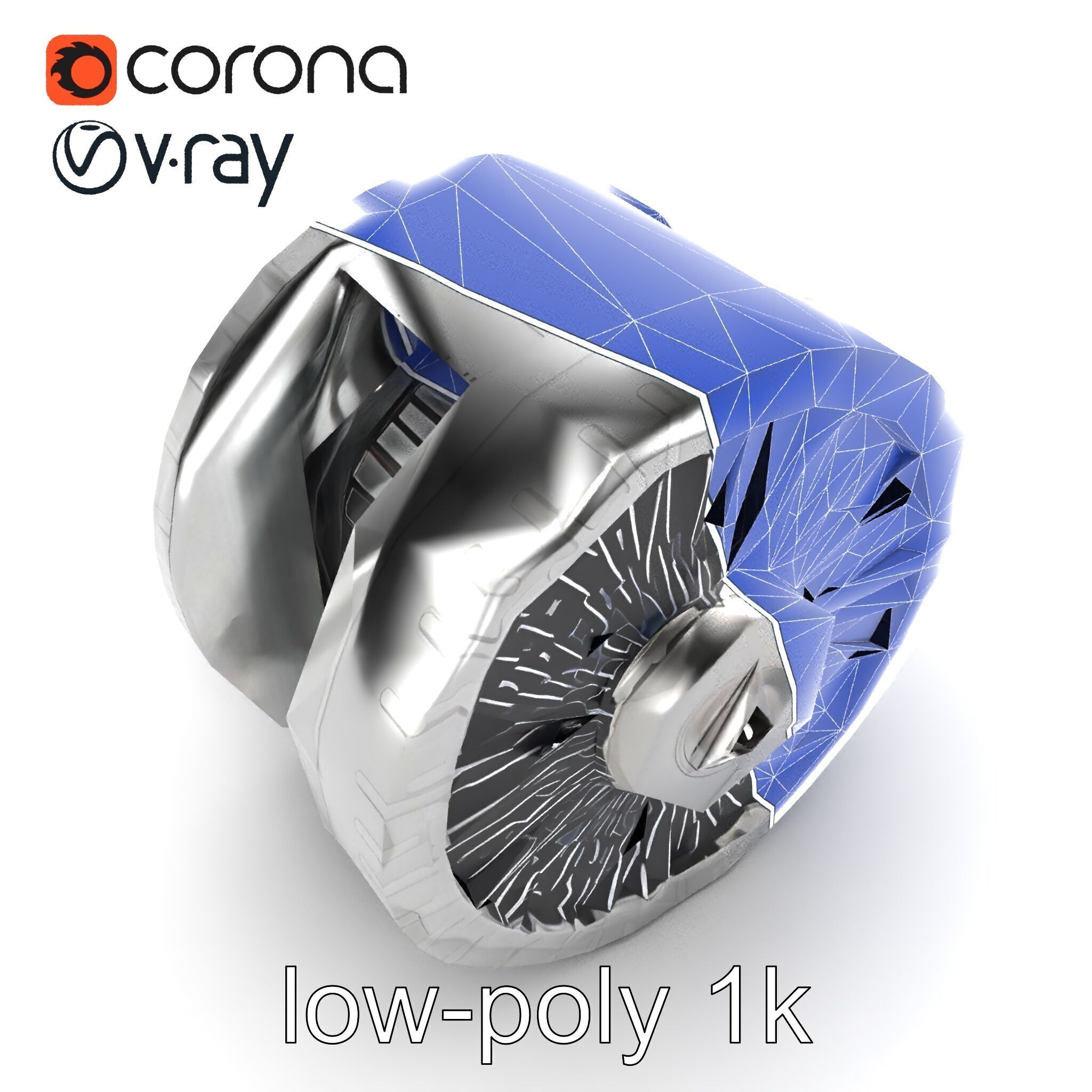 Refinement Processor Core Model Pack with Multi-Chamber Design Low-poly 3D model_20