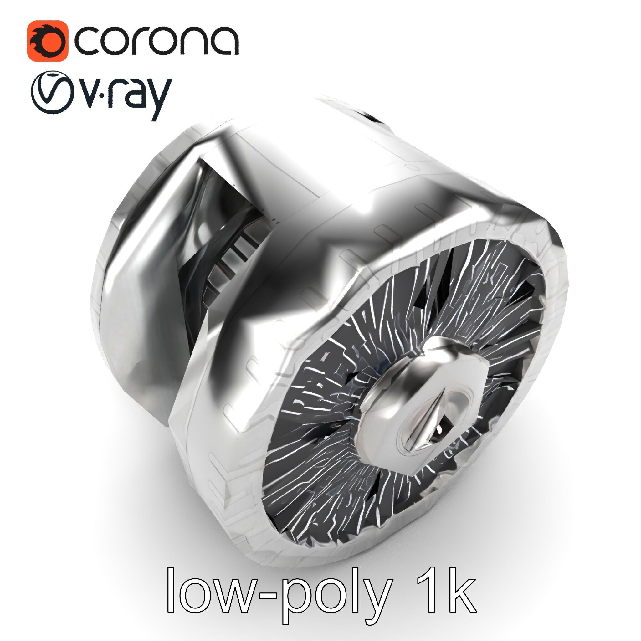 Refinement Processor Core Model Pack with Multi-Chamber Design Low-poly 3D model_11