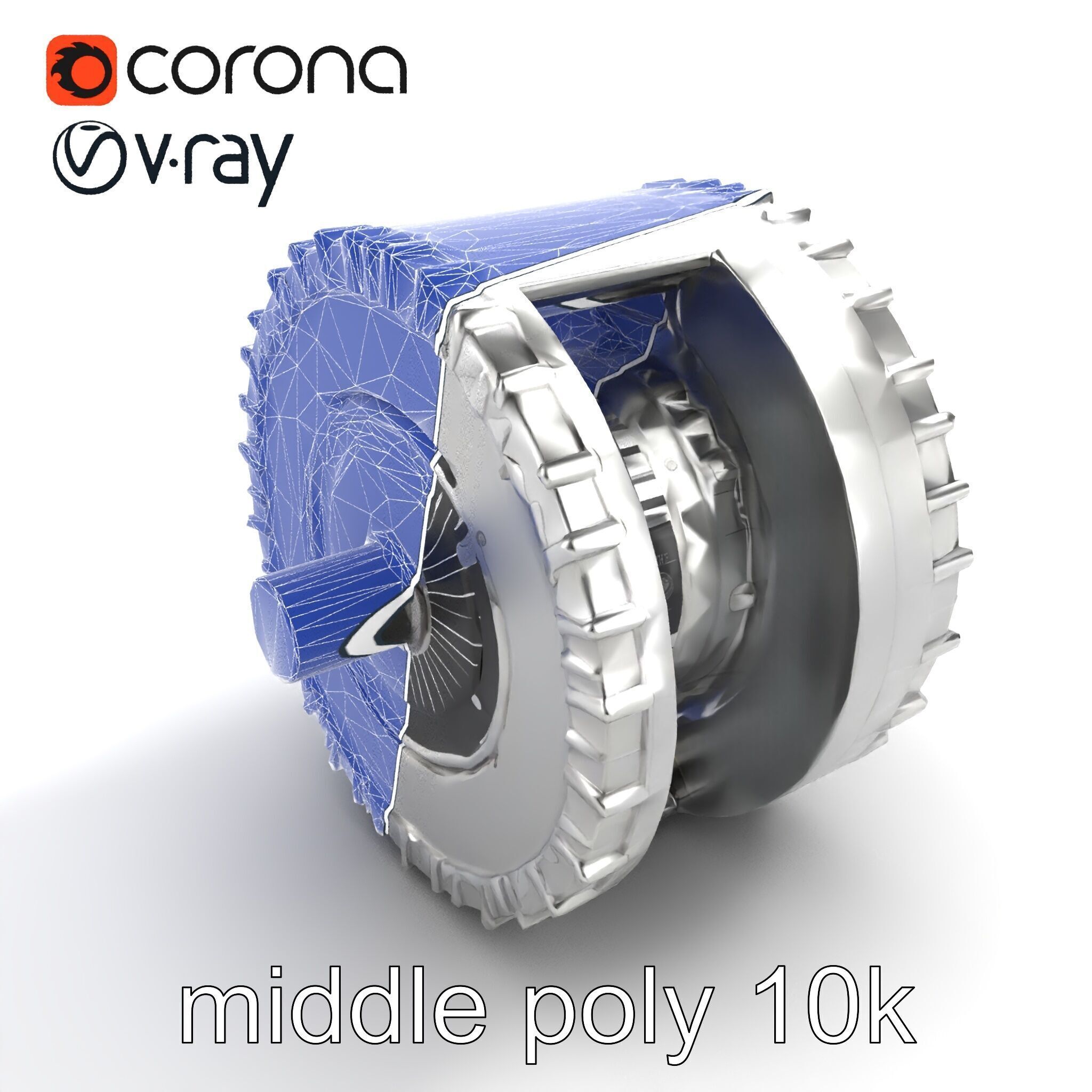 Refinement Processor Core Model Pack with Multi-Chamber Design Low-poly 3D model_22