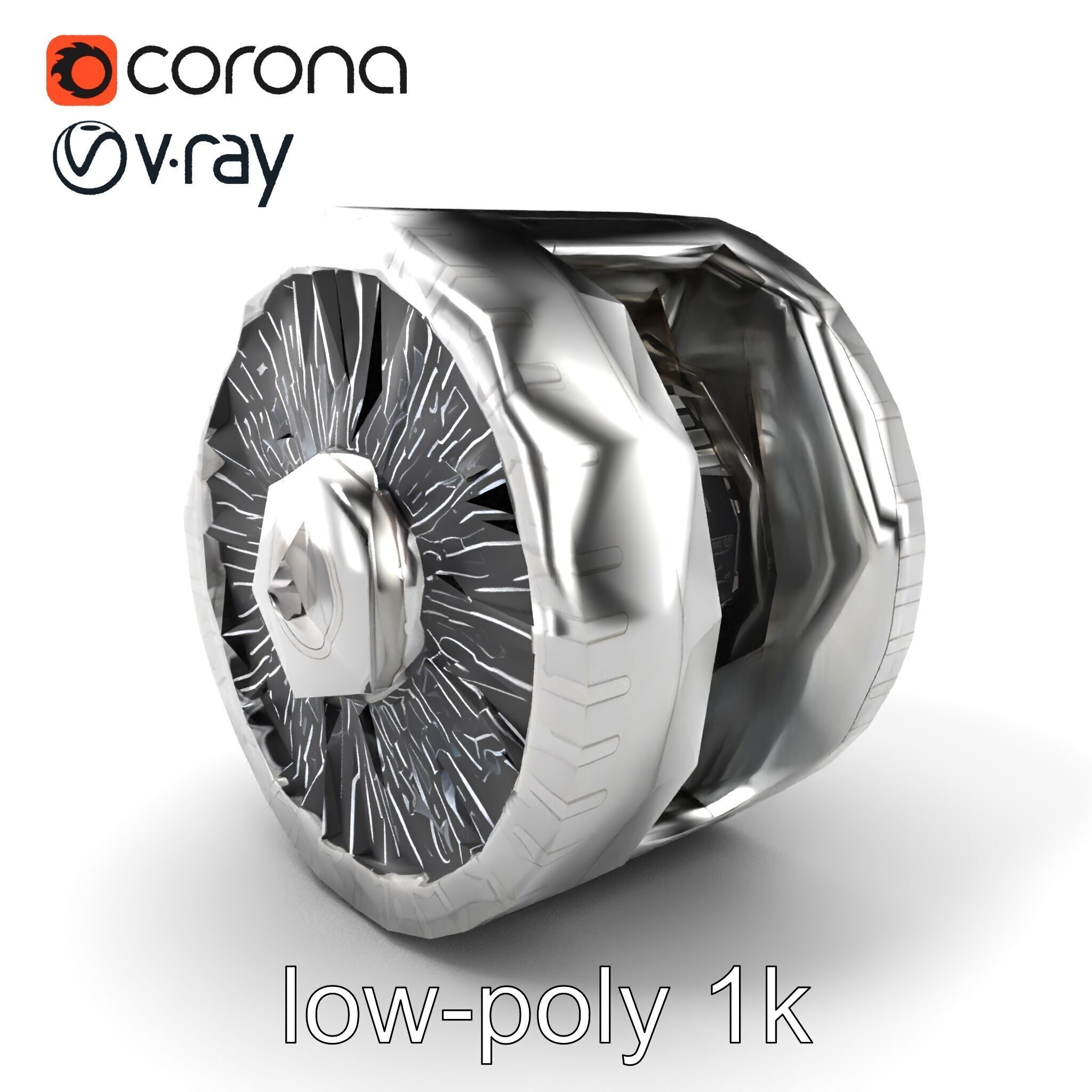 Refinement Processor Core Model Pack with Multi-Chamber Design Low-poly 3D model_4