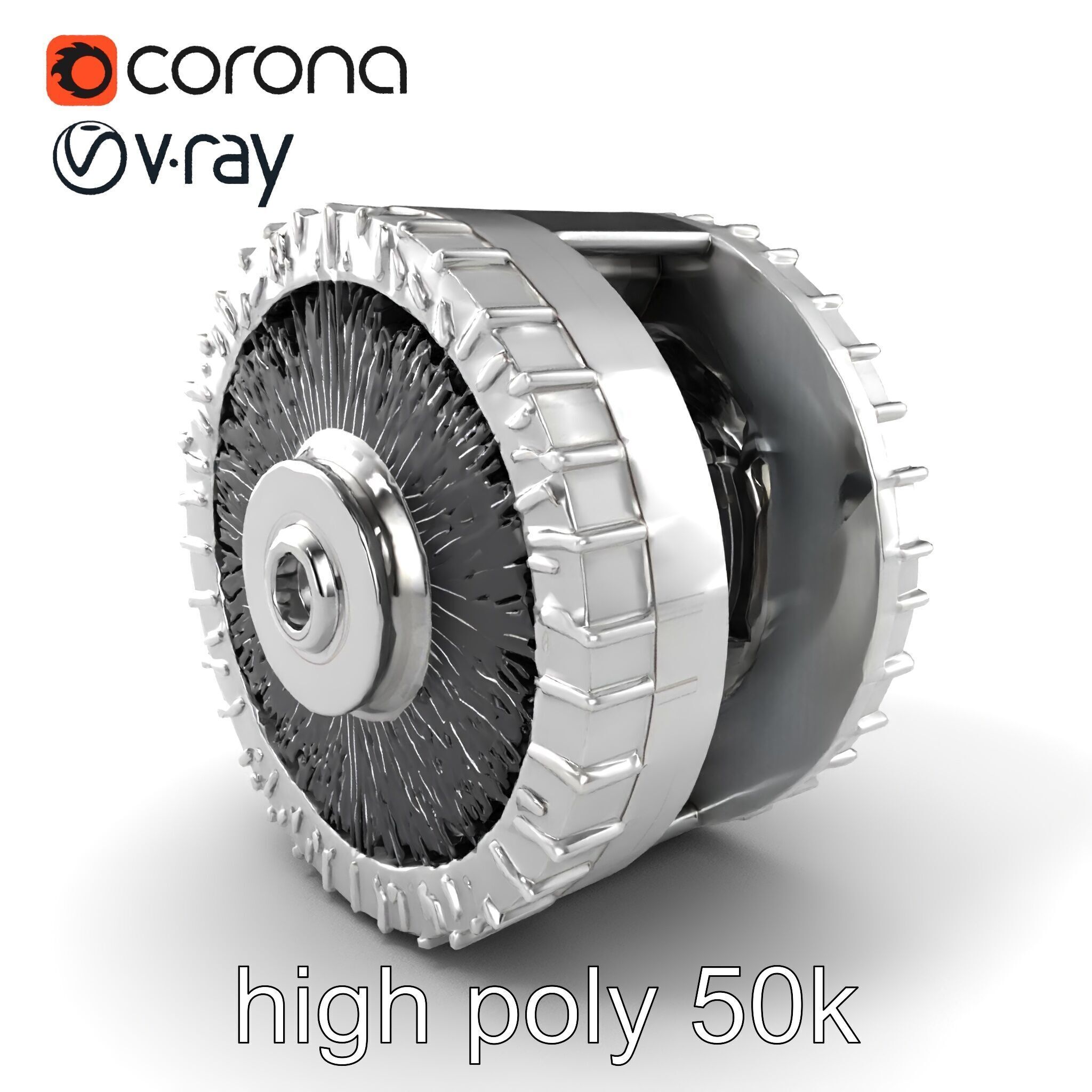 Refinement Processor Core Model Pack with Multi-Chamber Design Low-poly 3D model_2