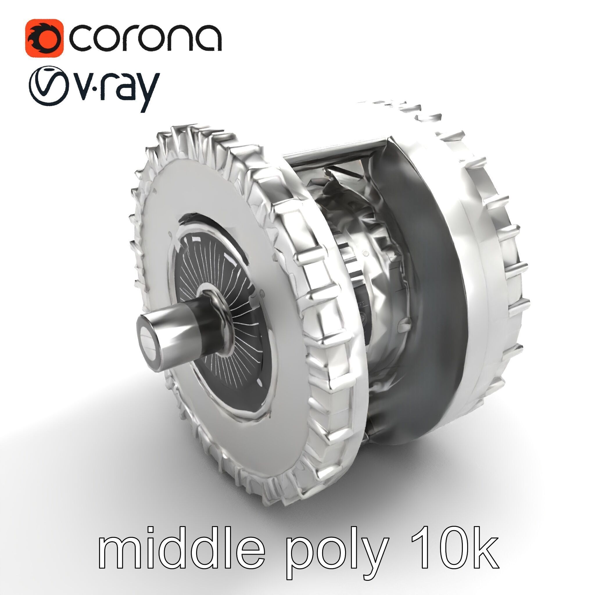 Refinement Processor Core Model Pack with Multi-Chamber Design Low-poly 3D model_7