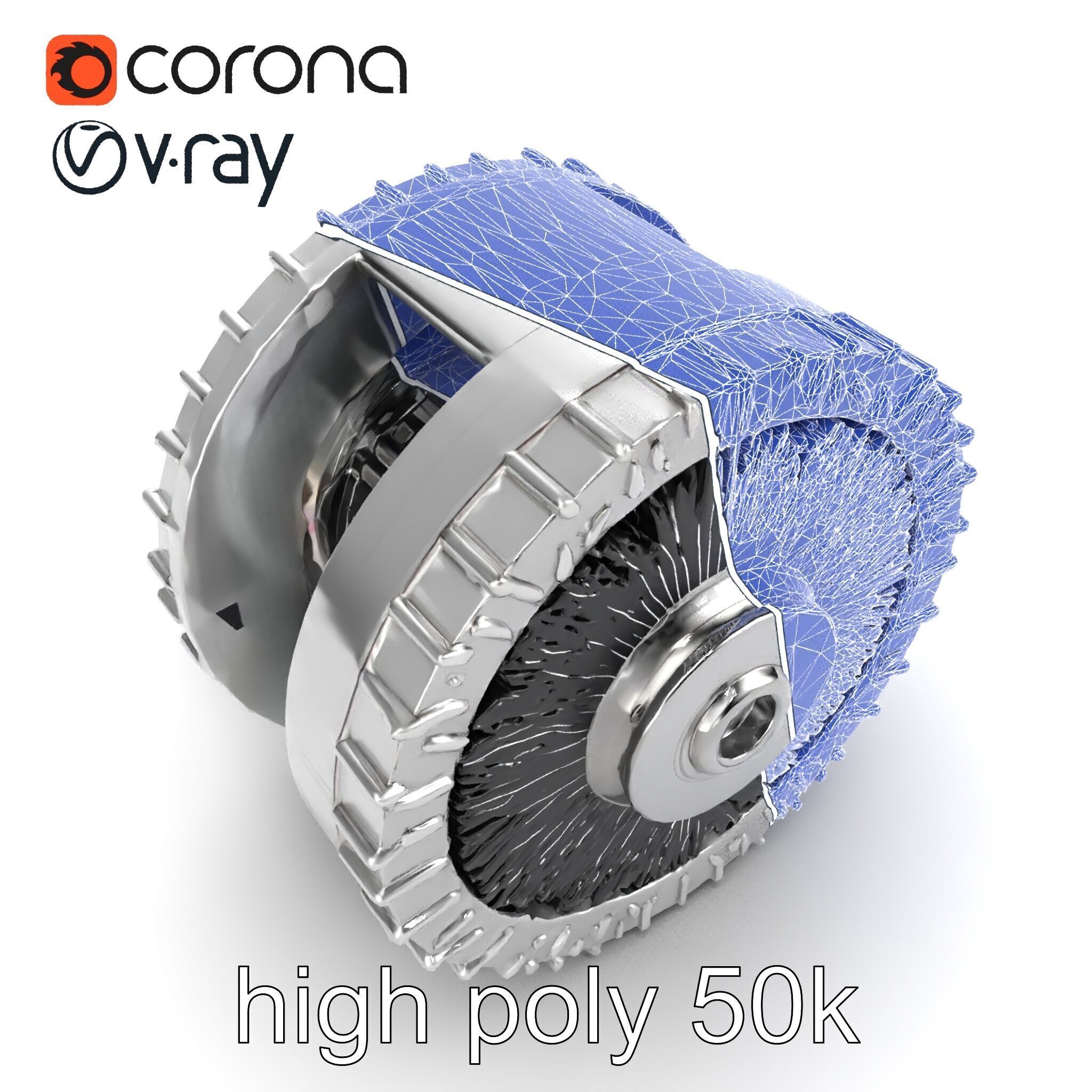 Refinement Processor Core Model Pack with Multi-Chamber Design Low-poly 3D model_13