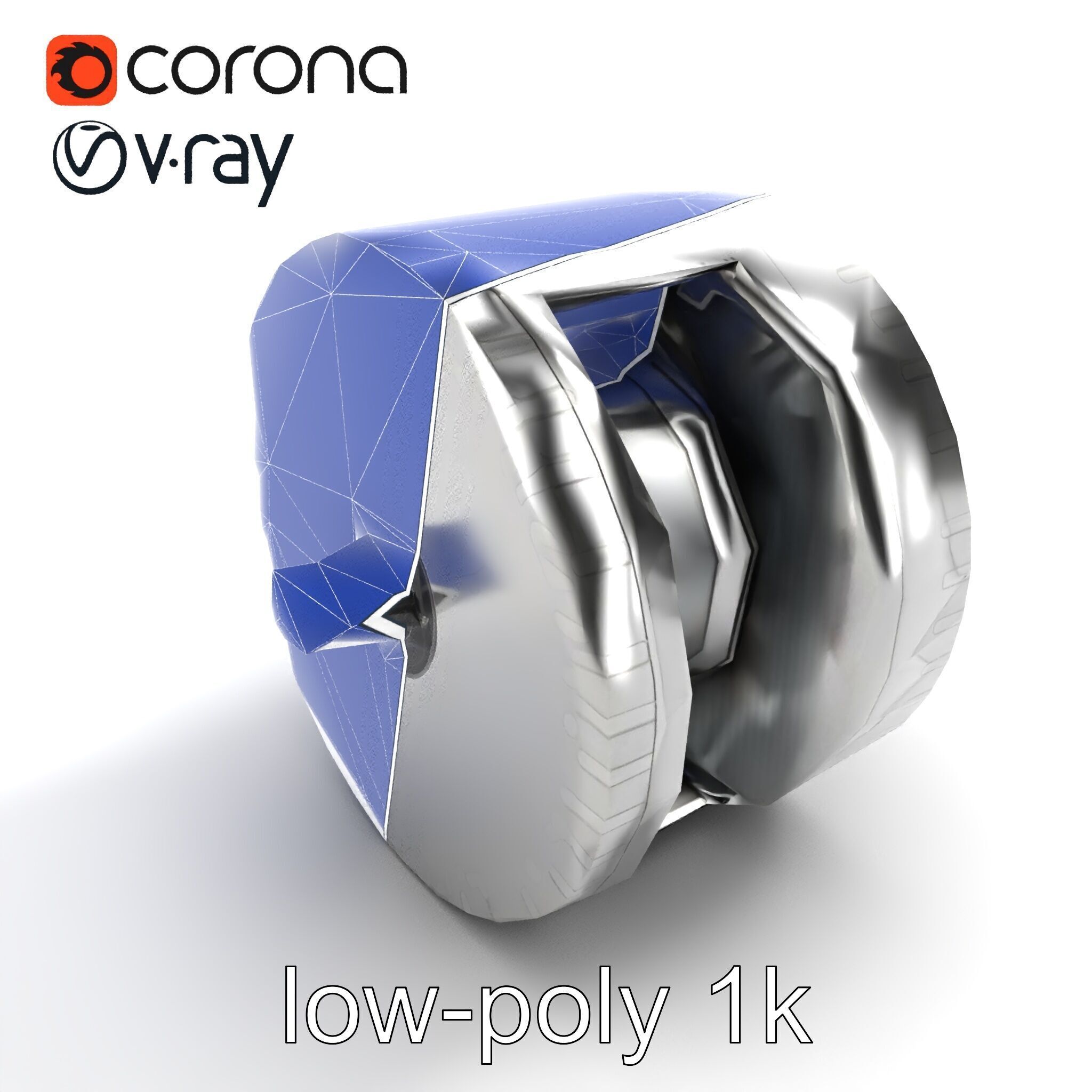 Refinement Processor Core Model Pack with Multi-Chamber Design Low-poly 3D model_10