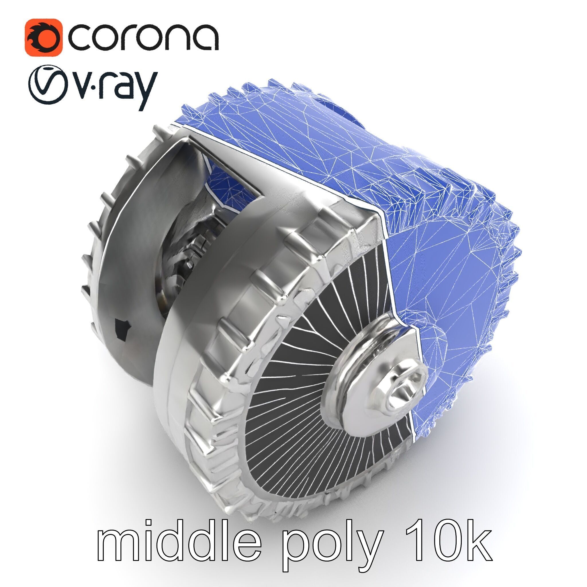 Refinement Processor Core Model Pack with Multi-Chamber Design Low-poly 3D model_25