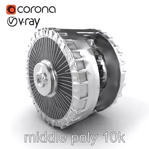 Refinement Processor Core Model Pack with Multi-Chamber Design Low-poly 3D model