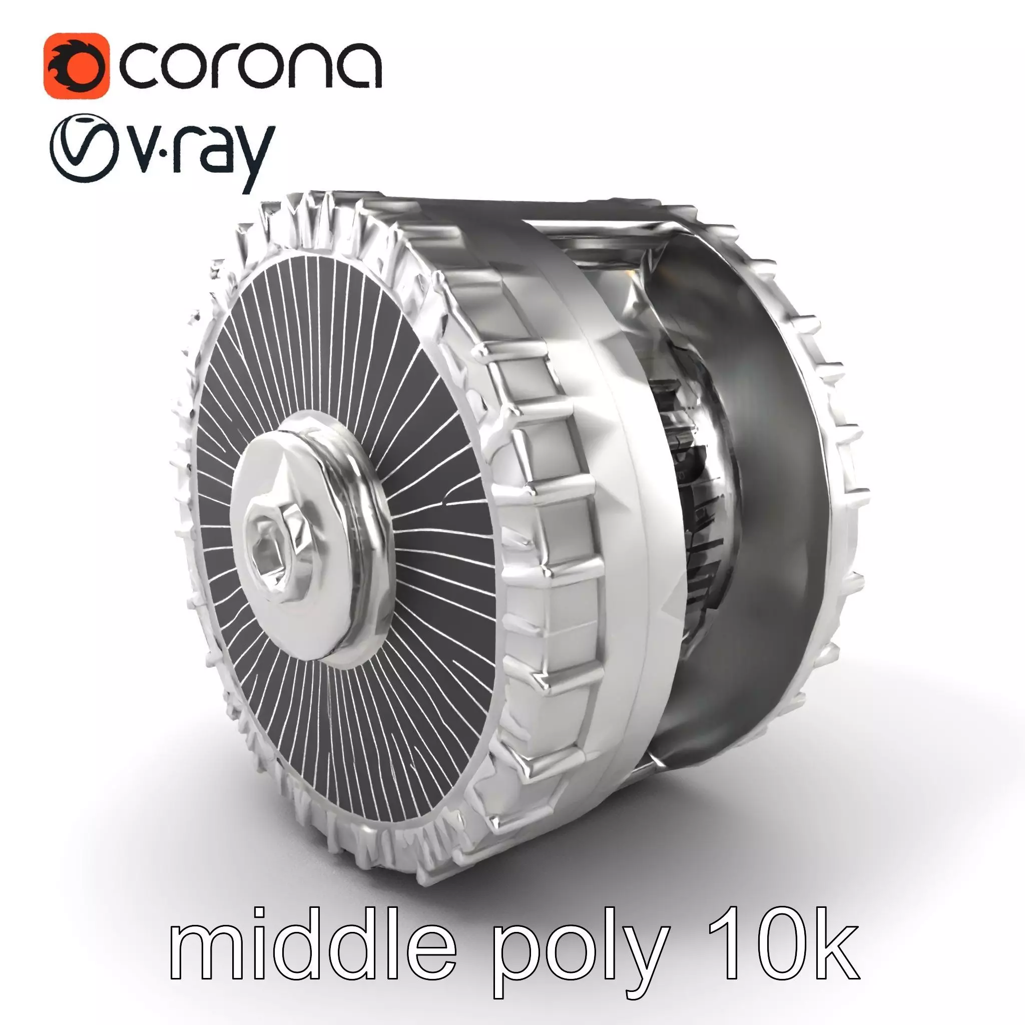 Refinement Processor Core Model Pack with Multi-Chamber Design Low-poly 3D model_0