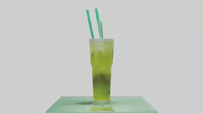 Iced green tea model