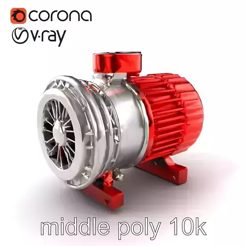 Pneumatic Compressor Module with Radial Blower Design model pack