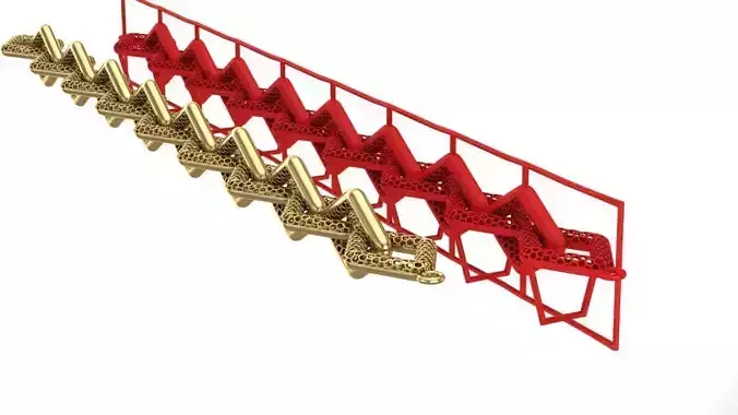 Rhombus chain bracelet