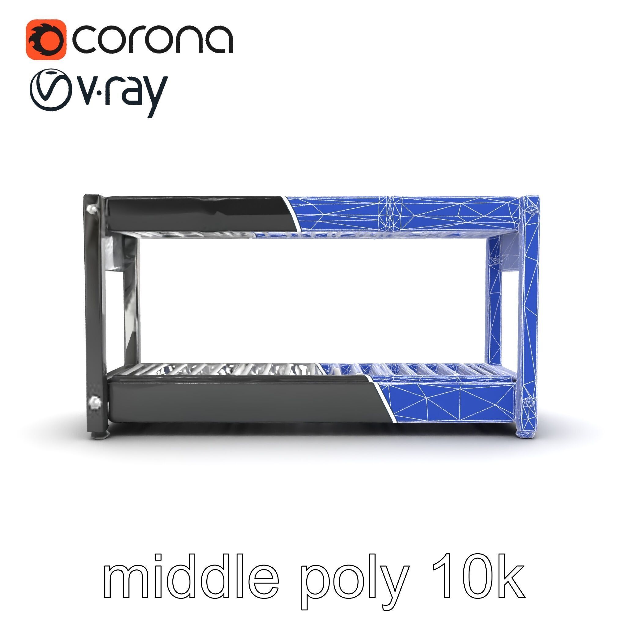 Advanced Conveyor Belt Mechanism Model Pack Low-poly 3D model_24