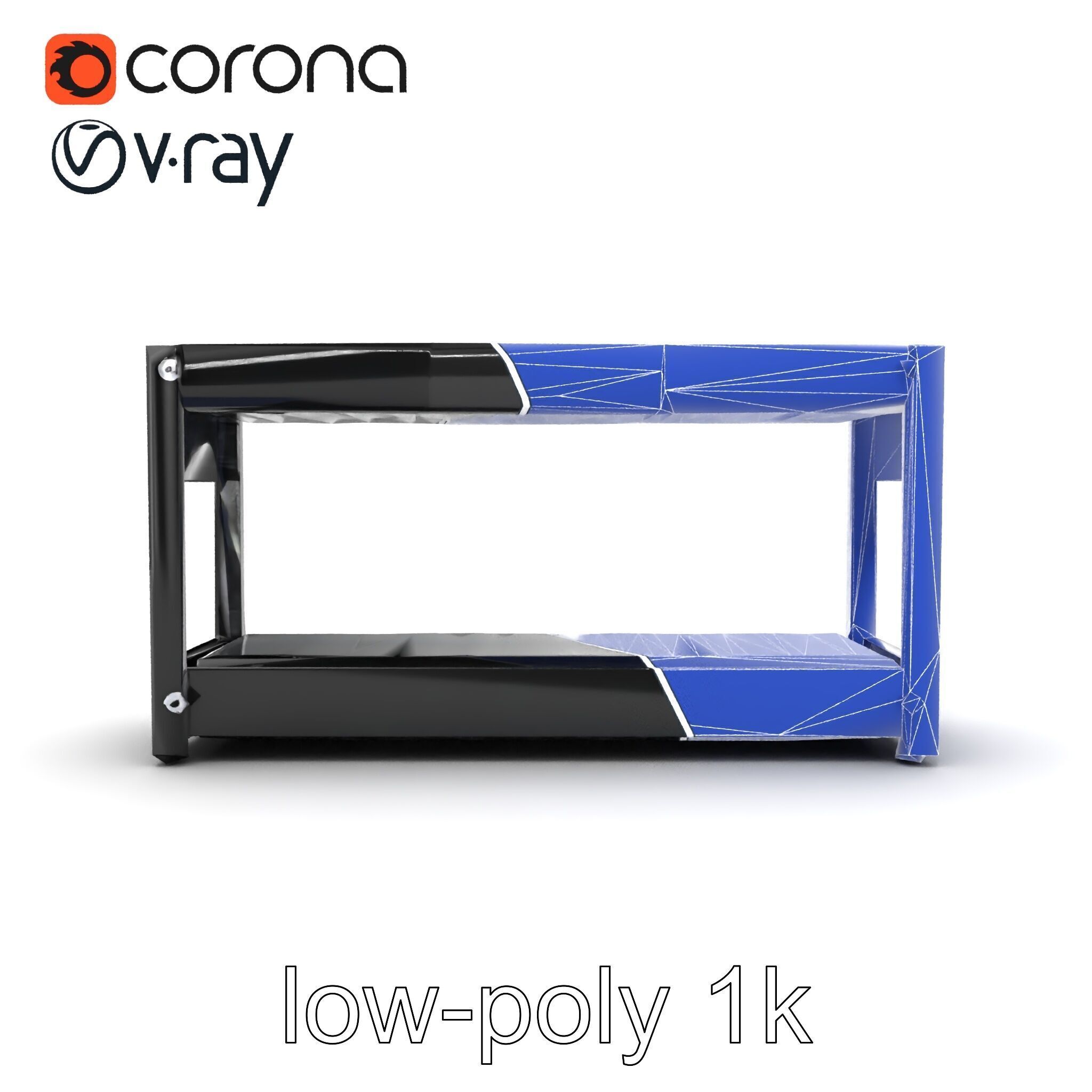 Advanced Conveyor Belt Mechanism Model Pack Low-poly 3D model_25