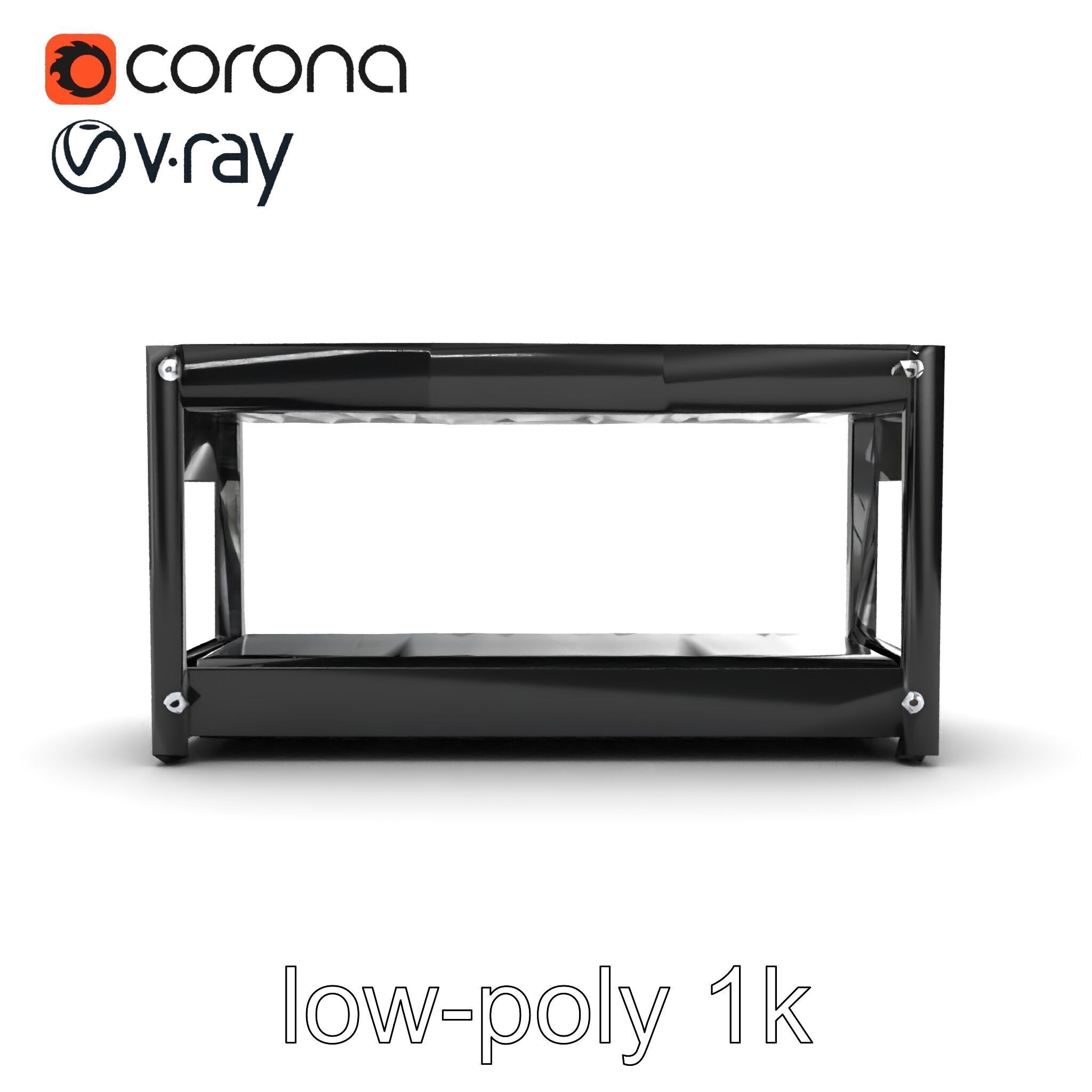 Advanced Conveyor Belt Mechanism Model Pack Low-poly 3D model_13