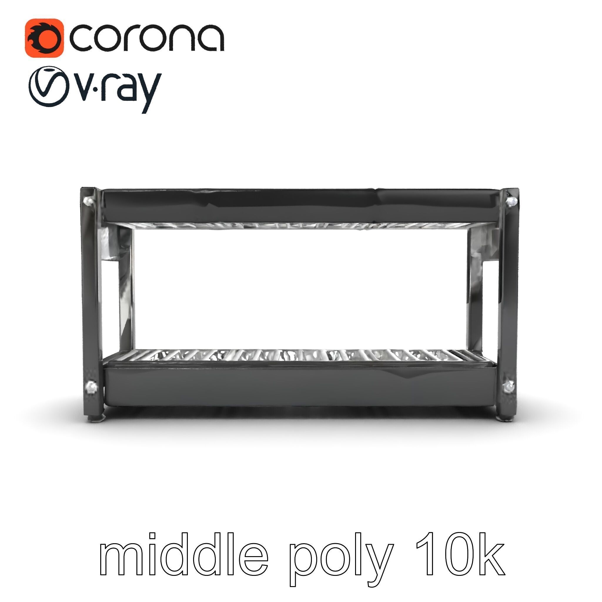 Advanced Conveyor Belt Mechanism Model Pack Low-poly 3D model_22