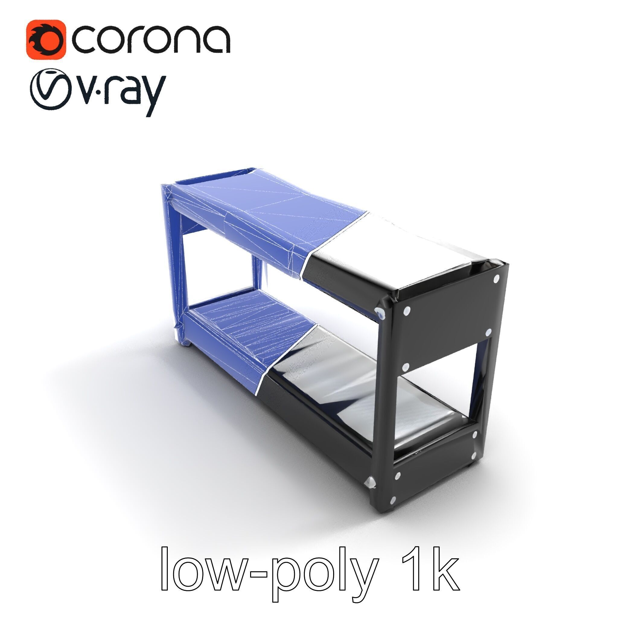 Advanced Conveyor Belt Mechanism Model Pack Low-poly 3D model_20