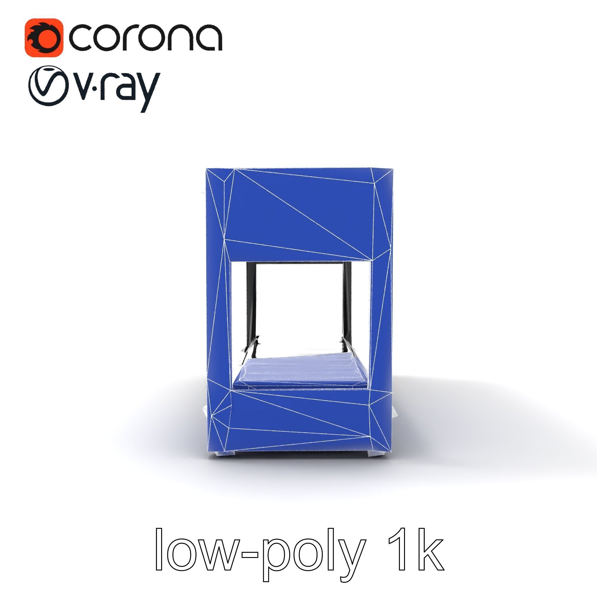 Advanced Conveyor Belt Mechanism Model Pack Low-poly 3D model_15