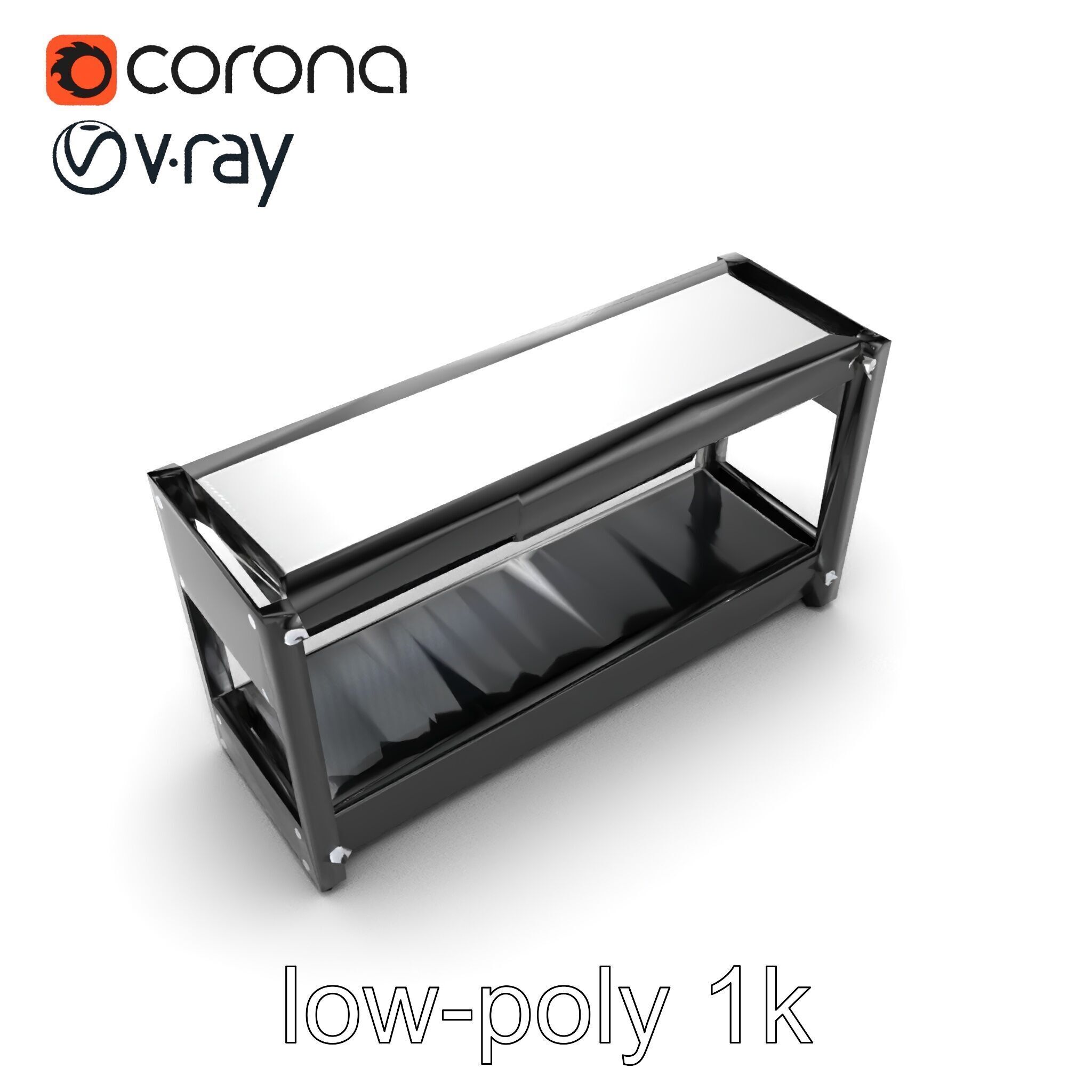 Advanced Conveyor Belt Mechanism Model Pack Low-poly 3D model_31