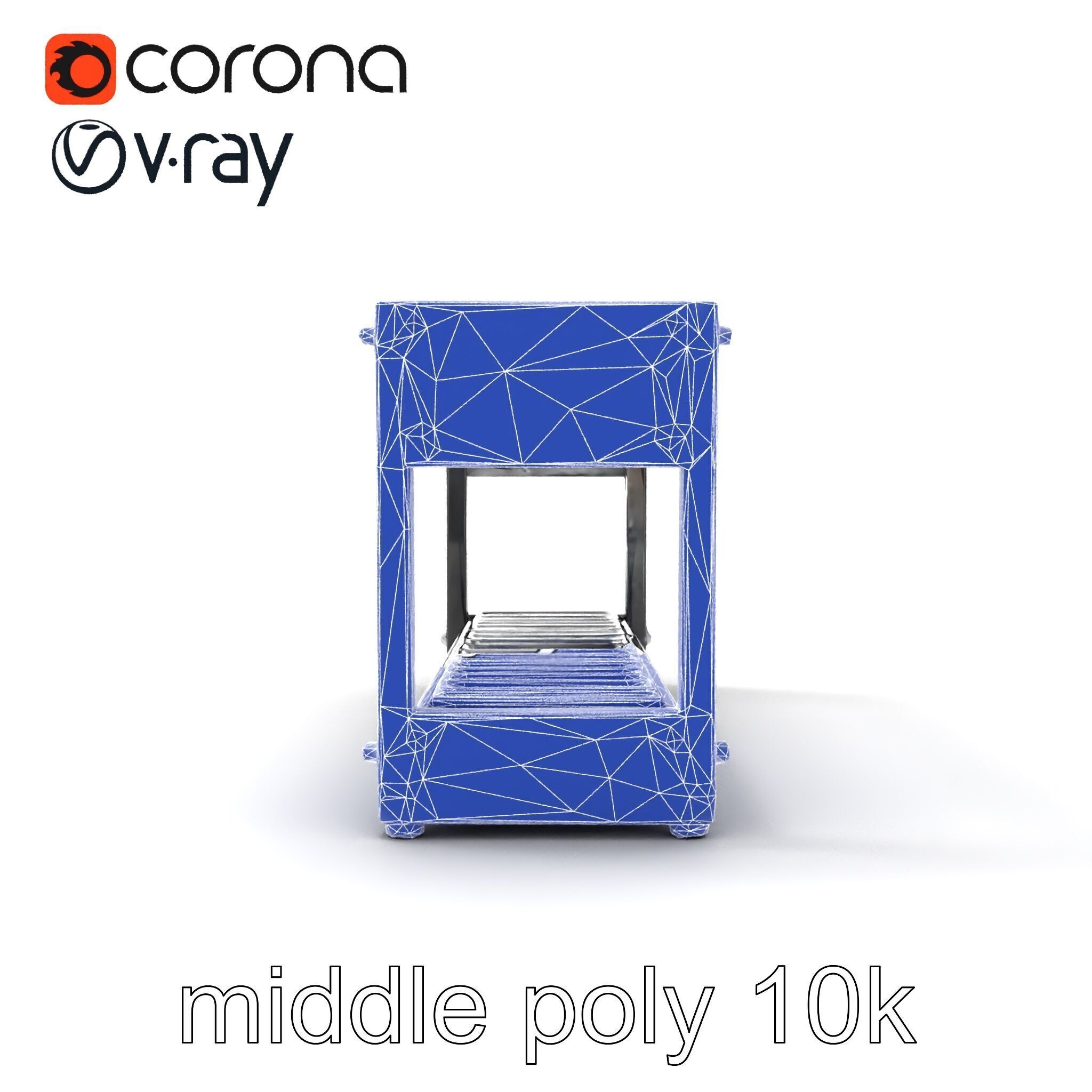 Advanced Conveyor Belt Mechanism Model Pack Low-poly 3D model_26