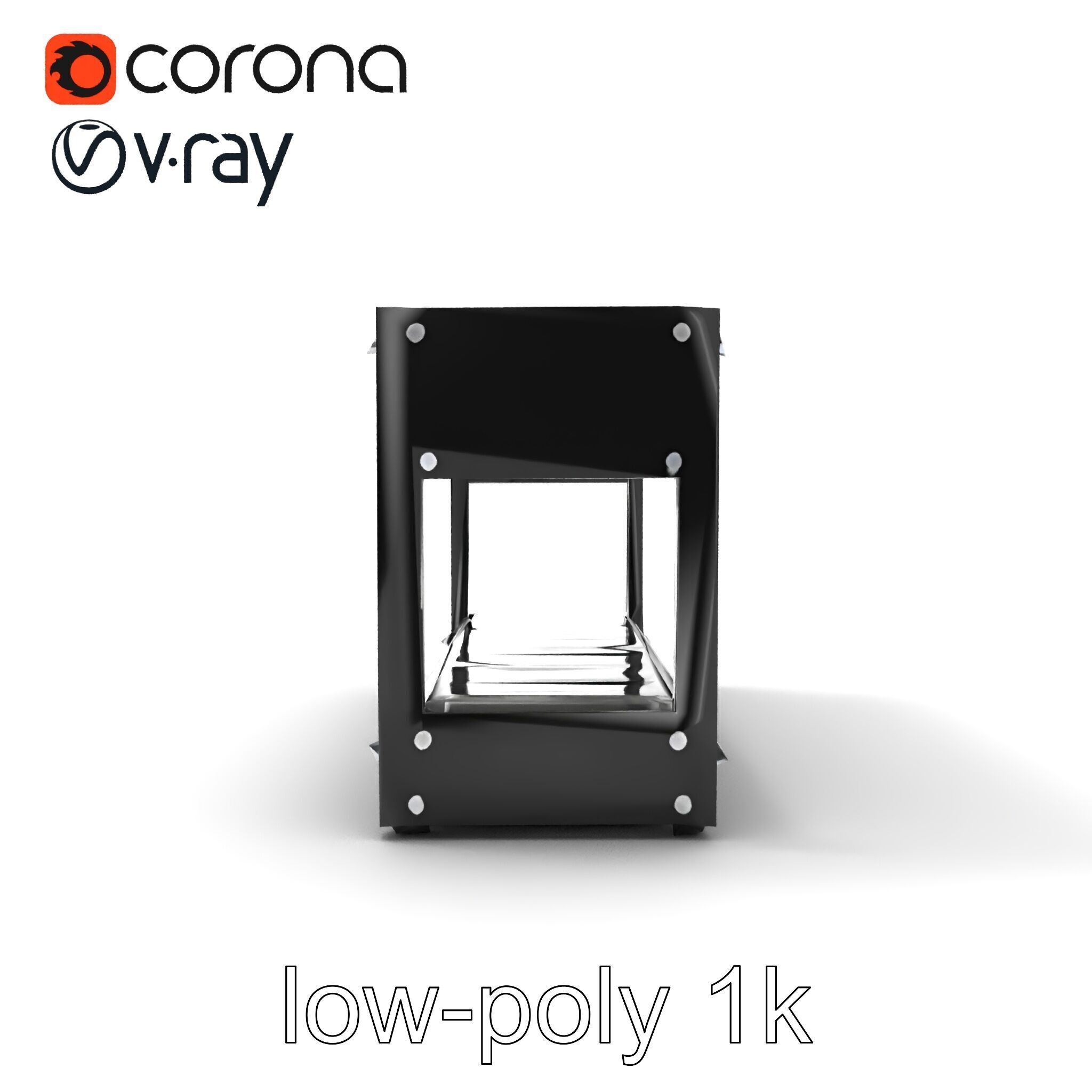 Advanced Conveyor Belt Mechanism Model Pack Low-poly 3D model_28