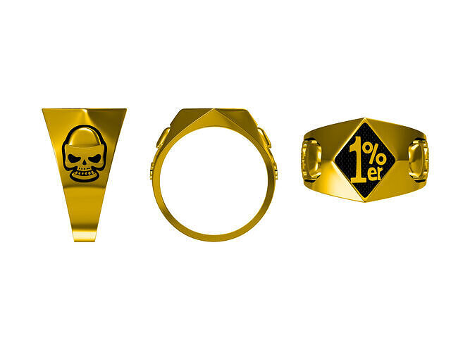 biker ring Free 3D print model