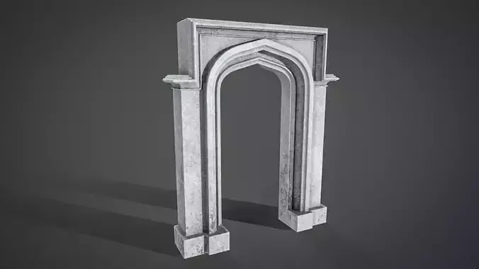 Lowpoly Gothic Portal-type 4