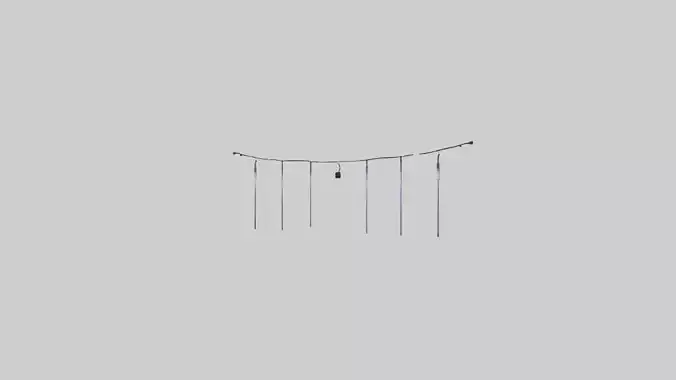 Icicle String Lights model