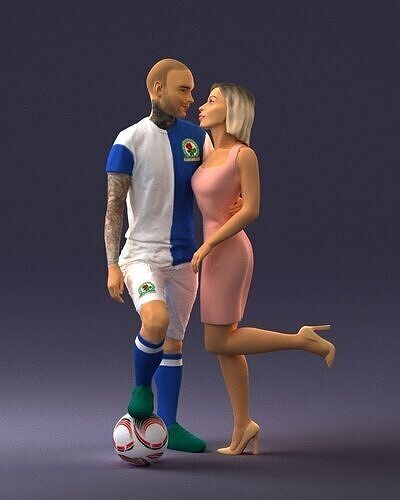 000103 A Romantic Sports Moment 0116 3D model