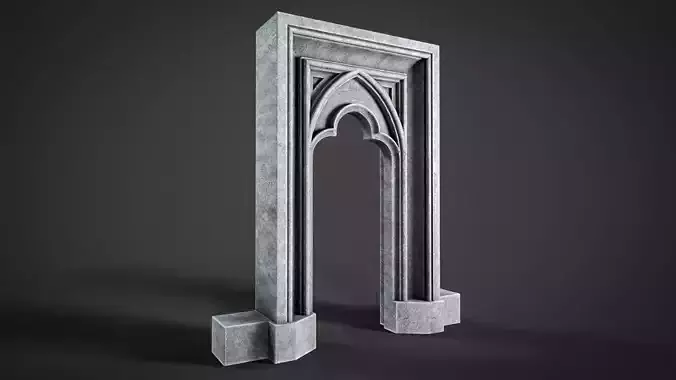 Lowpoly Gothic Portal-type 2