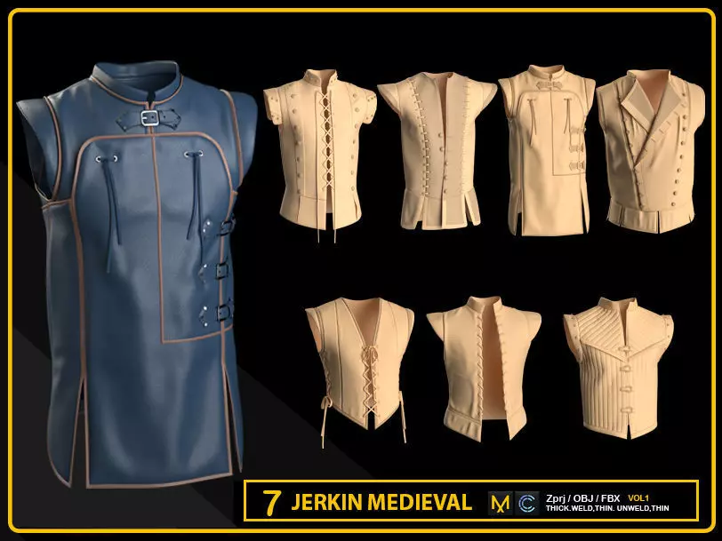 7 JEKRIN MEDIEVAL 3D model