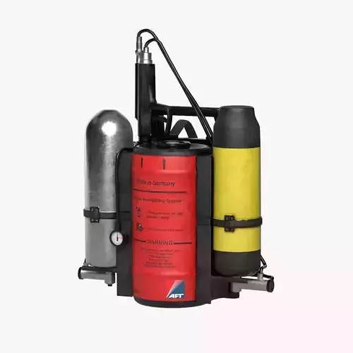 AFT Backpack - Low Poly Game-Ready 3D Model