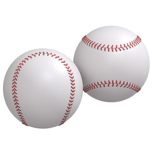 Baseball 3D model